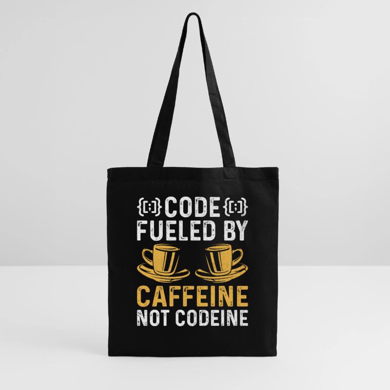 Café Codage Programmeur Codeur Développeur Nerd Coff Sac en tissu
