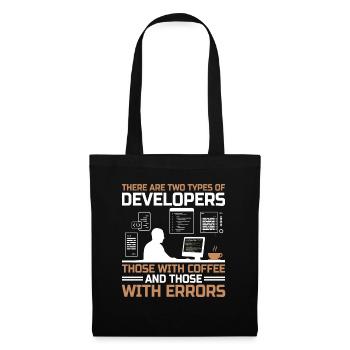 Coffee Coding Programmer Coder Developer Nerd Coff - Tote Bag - black - Front