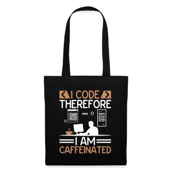 Coffee Coding Programmer Coder Developer Nerd Coff - Tote Bag - black - Front