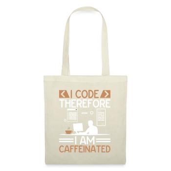 Coffee Coding Programmer Coder Developer Nerd Coff - Tote Bag - nature - Front