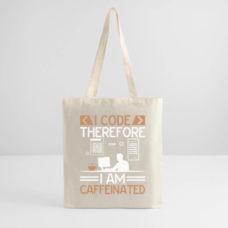 Café Codage Programmeur Codeur Développeur Nerd Coff Sac en tissu