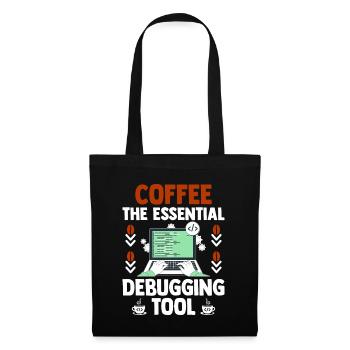 Café Codage Programmeur Codeur Développeur Nerd Coff - Sac en tissu - noir - Devant