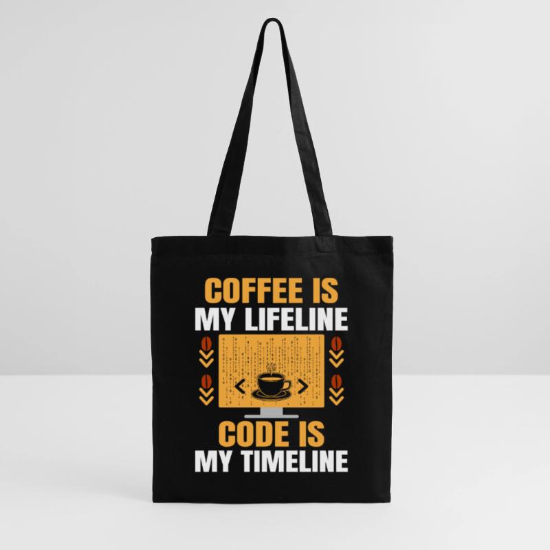 Kaffee-Codierung Programmierer Programmierer Entwickler Nerd Coff Stoffbeutel