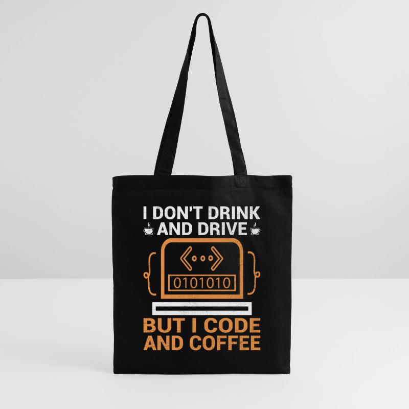 Café Codage Programmeur Codeur Développeur Nerd Coff Sac en tissu