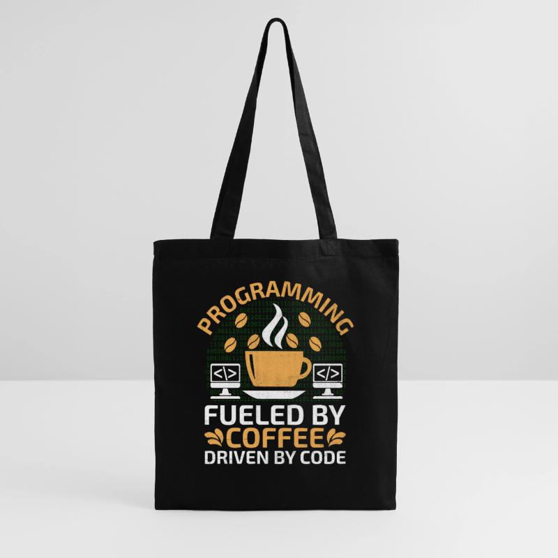 Café Codage Programmeur Codeur Développeur Nerd Coff Sac en tissu