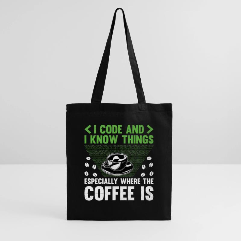 Kaffee-Codierung Programmierer Programmierer Entwickler Nerd Coff Stoffbeutel