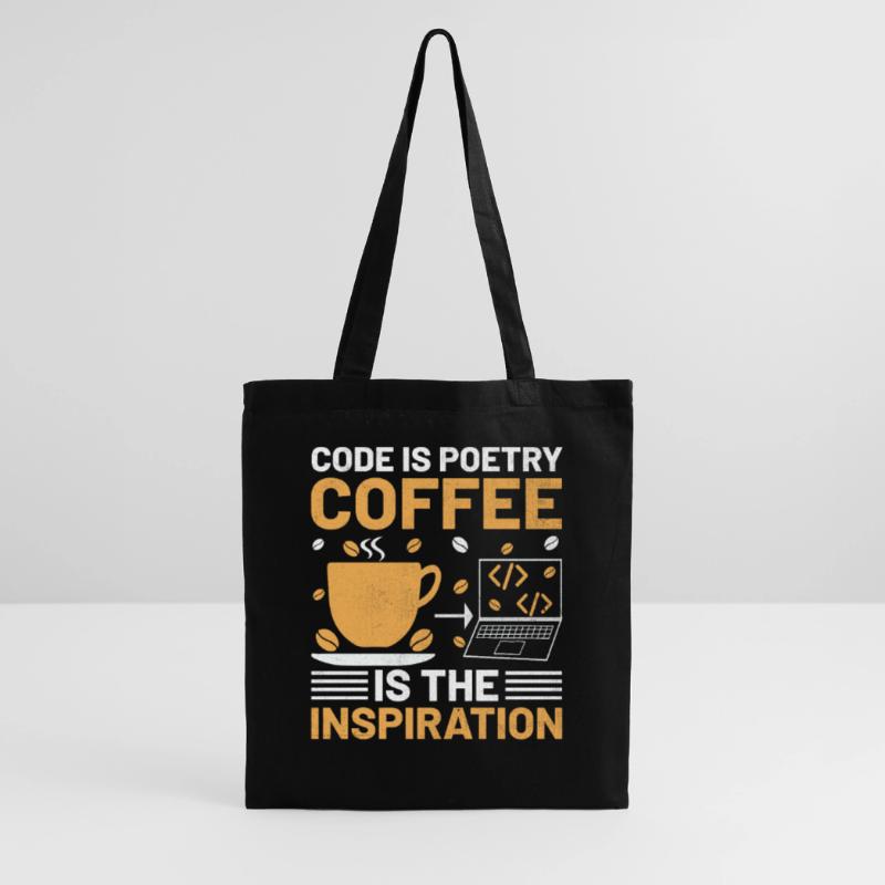 Café Codage Programmeur Codeur Développeur Nerd Coff Sac en tissu