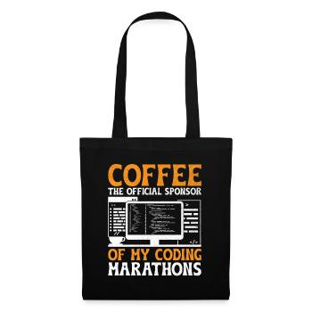Coffee Coding Programmer Coder Developer Nerd Coff - Tote Bag - black - Front