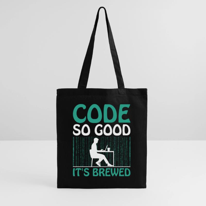 Café Codage Programmeur Codeur Développeur Nerd Coff Sac en tissu