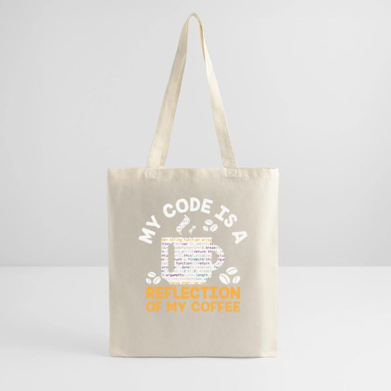 Café Codage Programmeur Codeur Développeur Nerd Coff Sac en tissu