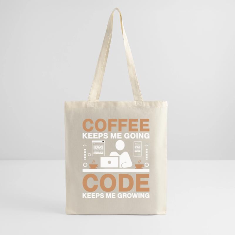 Kaffee-Codierung Programmierer Programmierer Entwickler Nerd Coff Stoffbeutel