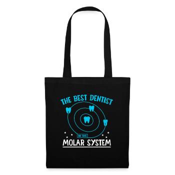 The Best Dentist In The Molar System Dental Dentis - Tote Bag - black - Front