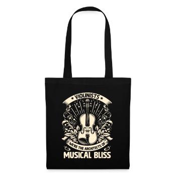 Geiger Wir sind die Architekten von Musical Bliss V - Stoffbeutel - Schwarz - Vorne