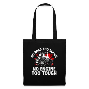 Mécanicien agricole Drôle de tracteur Mécanique Ferme - Sac en tissu - noir - Devant