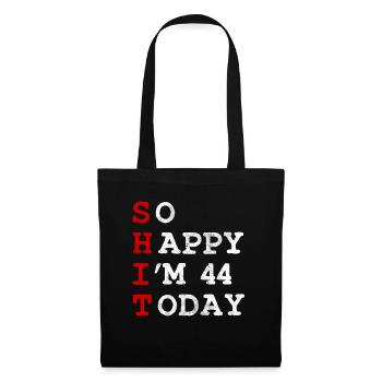 Birthday 44 Birthday Year Birth Funny - Tote Bag - black - Front