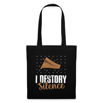 Pan Flute Player Pan Flutist Marching Band Music I - Tote Bag - black - Front