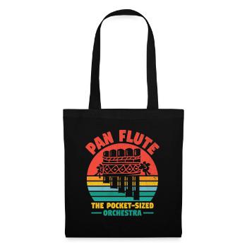 Pan Flute Player Pan Flutist Marching Band Music I - Tote Bag - black - Front