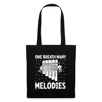 Pan Flute Player Pan Flutist Marching Band Music I - Tote Bag - black - Front
