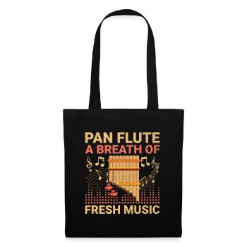 Pan Flute Player Pan Flutist Marching Band Music I - Tote Bag - black - Front