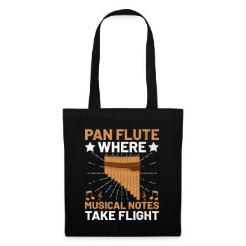 Pan Flute Player Pan Flutist Marching Band Music I - Tote Bag - black - Front