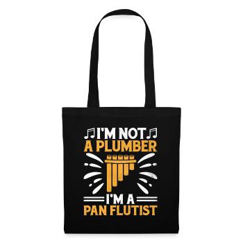 Pan Flute Player Pan Flutist Marching Band Music I - Tote Bag - black - Front
