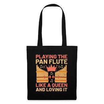 Pan Flute Player Pan Flutist Marching Band Music I - Tote Bag - black - Front