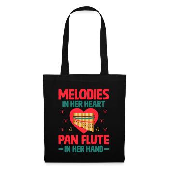 Pan Flute Player Pan Flutist Marching Band Music I - Tote Bag - black - Front