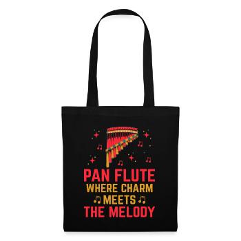 Pan Flute Player Pan Flutist Marching Band Music I - Tote Bag - black - Front