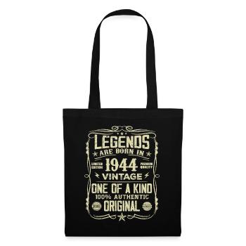 Hergestellt im Jahr 1944 Vintage Geburtstagsgeschenk 1944 - Stoffbeutel - Schwarz - Vorne