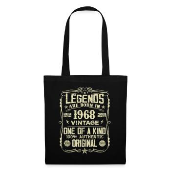 Made In 1968 Vintage 1968 Anniversary Gift - Tote Bag - black - Front