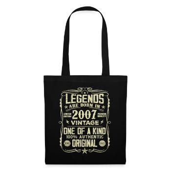 Made In 2007 Vintage Anniversary Gift 2007 - Tote Bag - black - Front