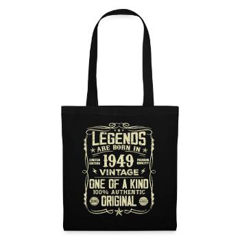 Made In 1949 Vintage Anniversary Gift 1949 - Tote Bag - black - Front