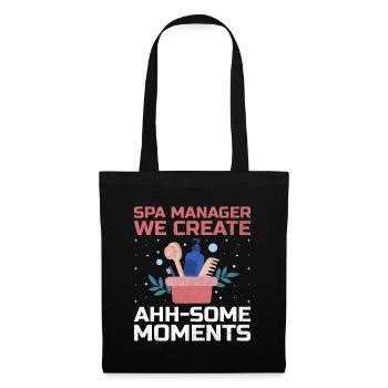 SPA Manager Job Wellness Funny SPA Management Sayi - Tote Bag - black - Front