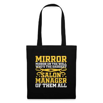 SPA Manager Job Wellness Funny SPA Management Sayi - Tote Bag - black - Front