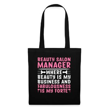 SPA Manager Job Wellness Funny SPA Management Sayi - Tote Bag - black - Front