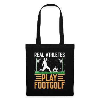 Footgolf Player Foot Golf Playing Footgolfers Foot - Tote Bag - black - Front