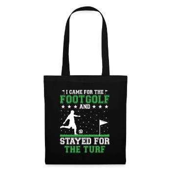 Footgolf Player Foot Golf Playing Footgolfers Foot - Tote Bag - black - Front