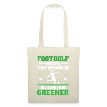 Footgolf Joueur Foot Golf Jouer Footgolfers Foot - Sac en tissu - nature - Devant