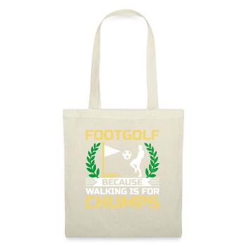 Footgolf Joueur Foot Golf Jouer Footgolfers Foot - Sac en tissu - nature - Devant
