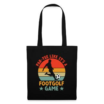 Footgolf Player Foot Golf Playing Footgolfers Foot - Tote Bag - black - Front