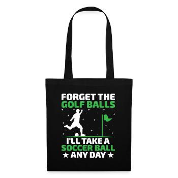 Footgolf Player Foot Golf Playing Footgolfers Foot - Tote Bag - black - Front