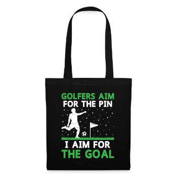 Footgolf Player Foot Golf Playing Footgolfers Foot - Tote Bag - black - Front