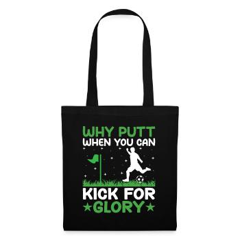Footgolf Player Foot Golf Playing Footgolfers Foot - Tote Bag - black - Front