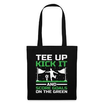 Footgolf Player Foot Golf Playing Footgolfers Foot - Tote Bag - black - Front