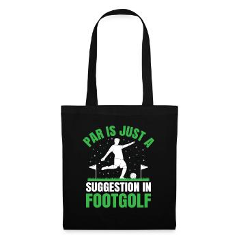 Footgolf Player Foot Golf Playing Footgolfers Foot - Tote Bag - black - Front