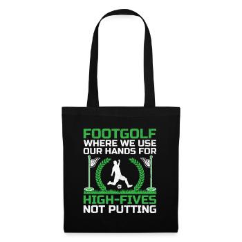 Footgolf Player Foot Golf Playing Footgolfers Foot - Tote Bag - black - Front