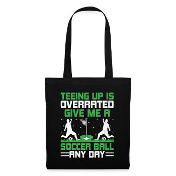 Footgolf Player Foot Golf Playing Footgolfers Foot - Tote Bag - black - Front