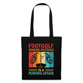Footgolf Player Foot Golf Playing Footgolfers Foot - Tote Bag - black - Front