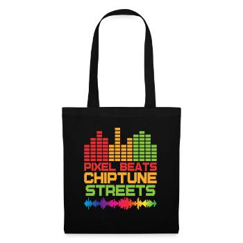 Chiptune Music Lover Groove zu den Bleeps und Bloo - Stoffbeutel - Schwarz - Vorne