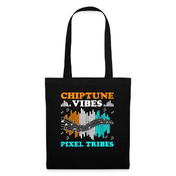 Chiptune Music Lover Groove zu den Bleeps und Bloo - Stoffbeutel - Schwarz - Vorne